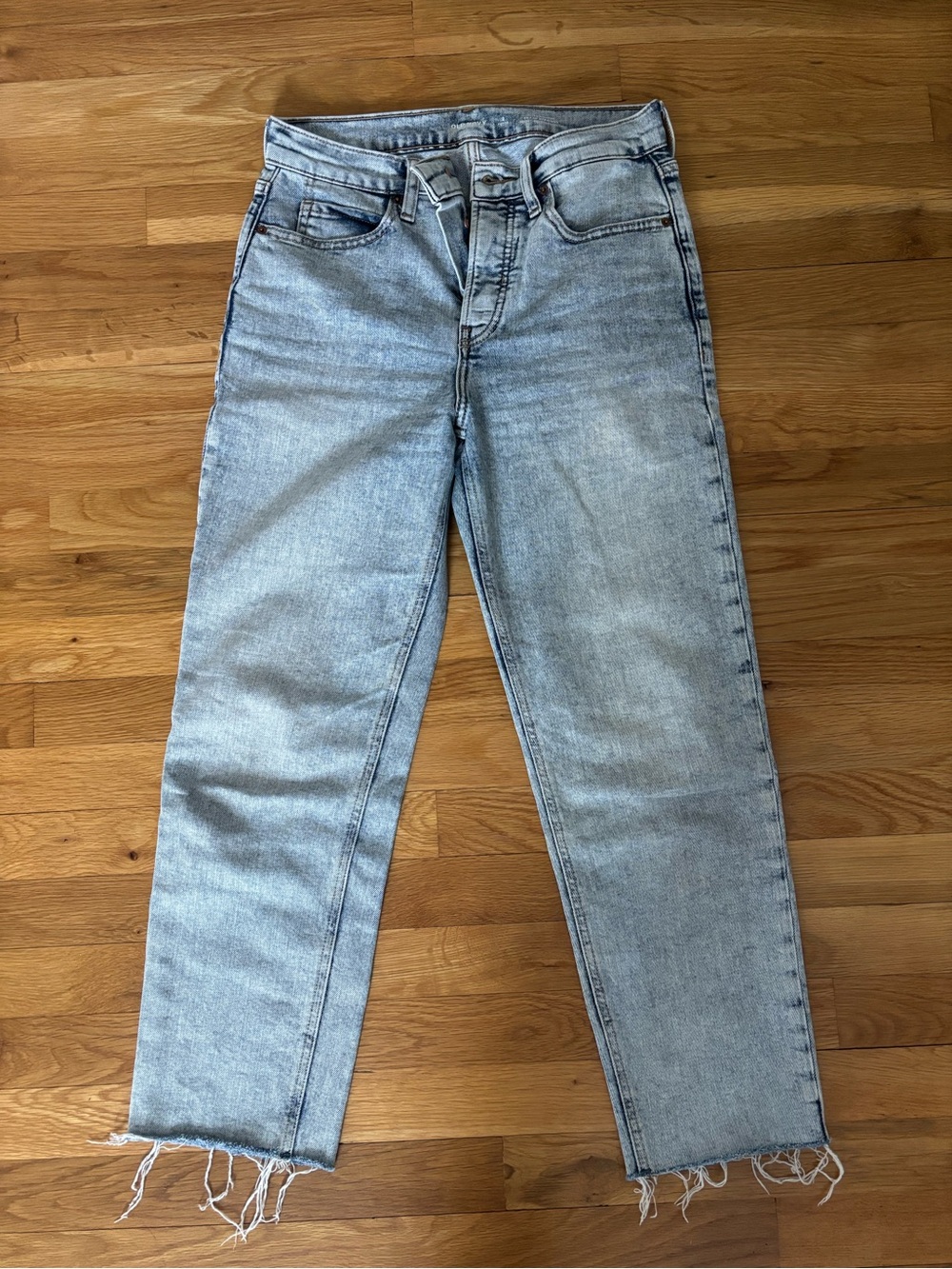 Old Navy Light Blue Denim Jeans with Contrast Stitching